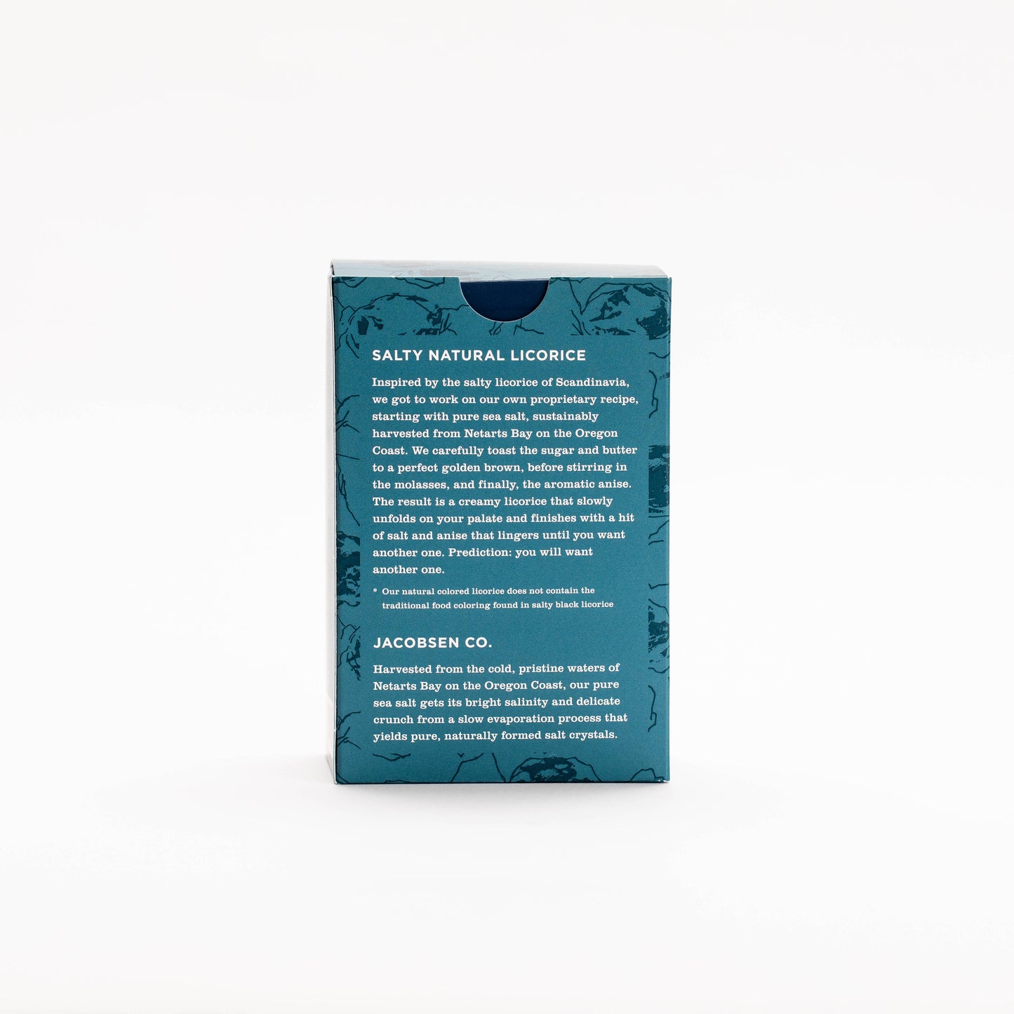 Jacobsen Co. Salty Natural Licorice - Pure Sea Salt Licorice Candy