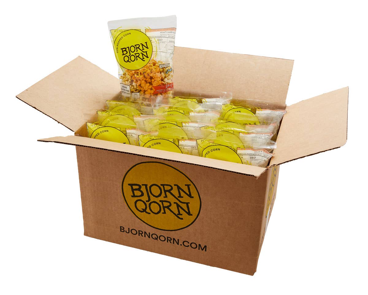Bjorn Qorn "Spicy" Popcorn