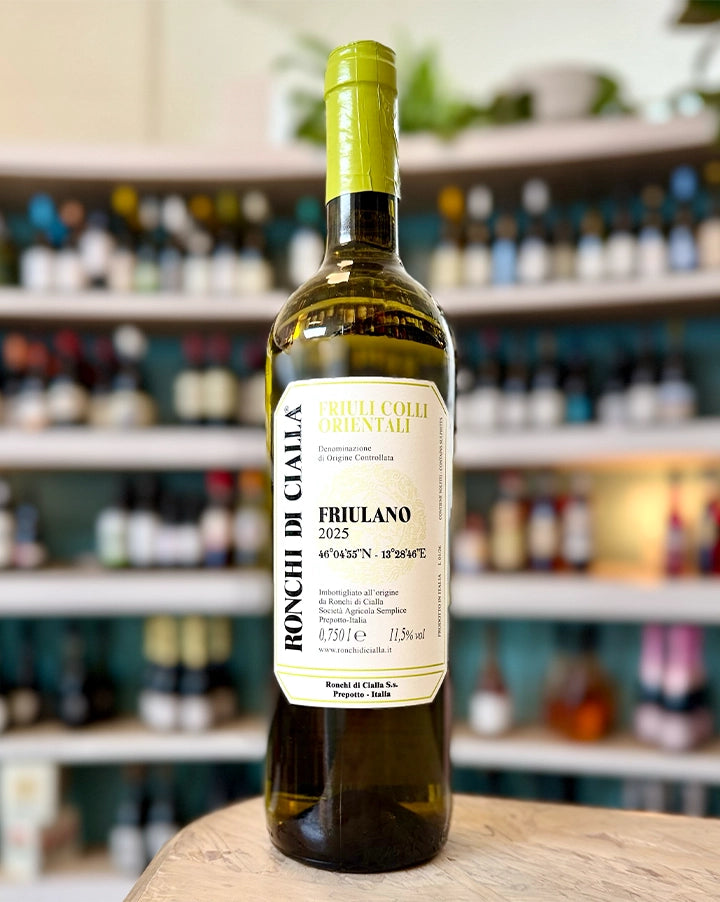 Ronchi di Cialla 2025 Friulano Collio Orientali del Friuli