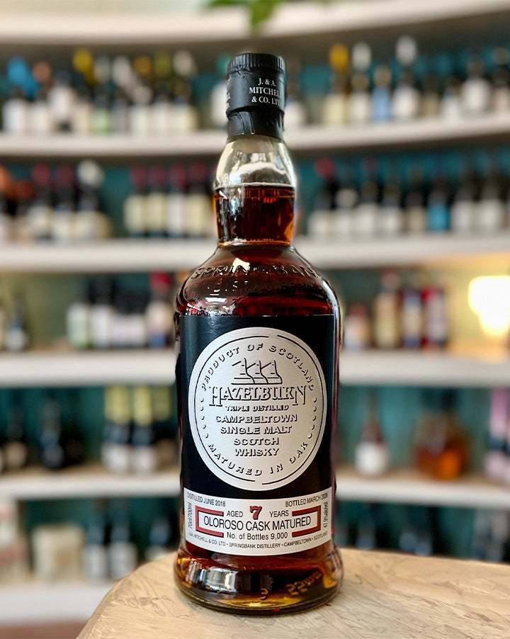 Springbank 'Hazelburn' Aged 7 Years Olorosso Wood Aged Single Malt Scotch Whisky Campbeltown