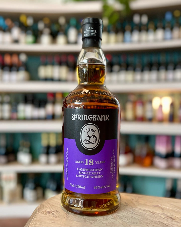 Springbank Aged 18 Years Single Malt Scotch Whisky Campbeltown