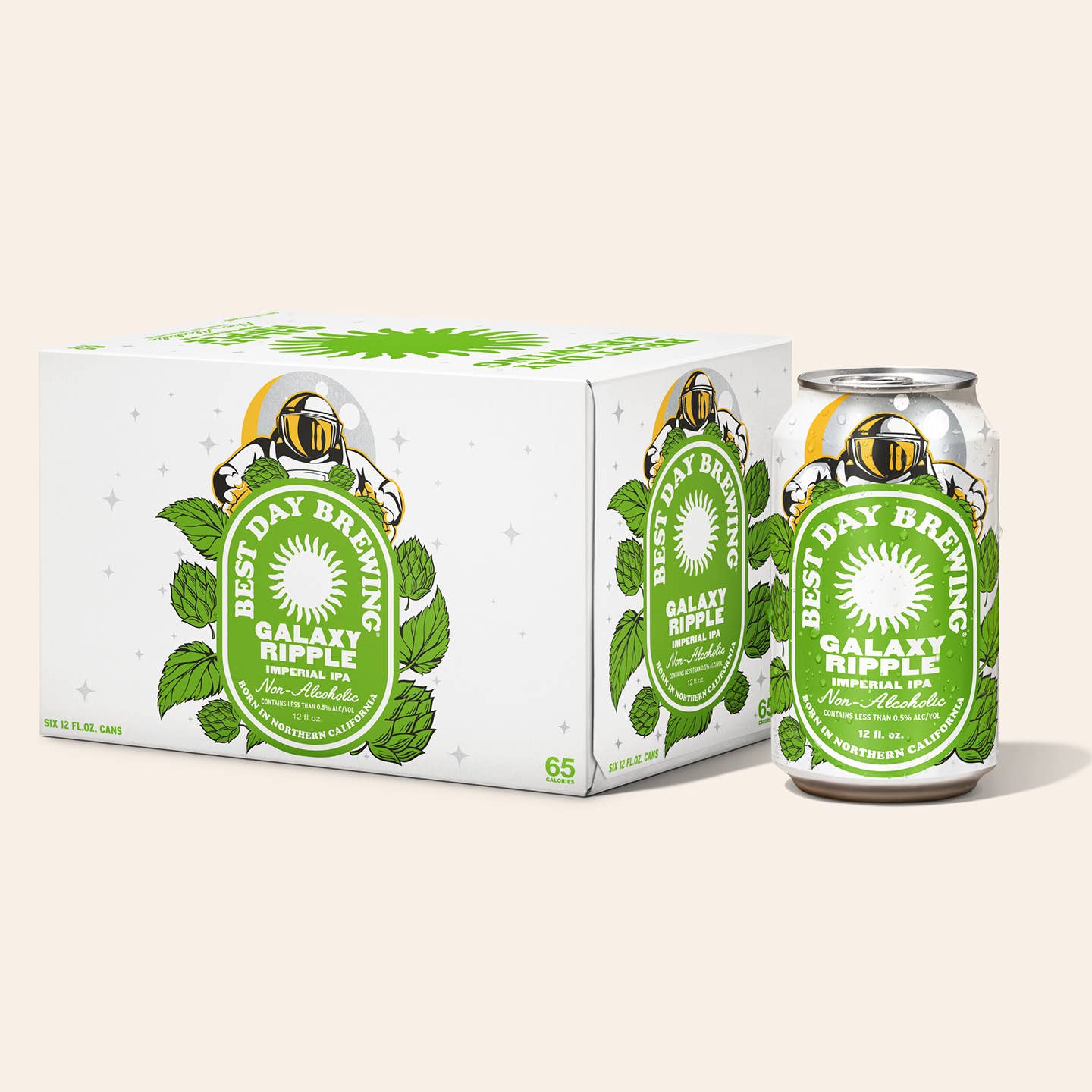 Best Day Brewing Galaxy Ripple Non Alcoholic IPA