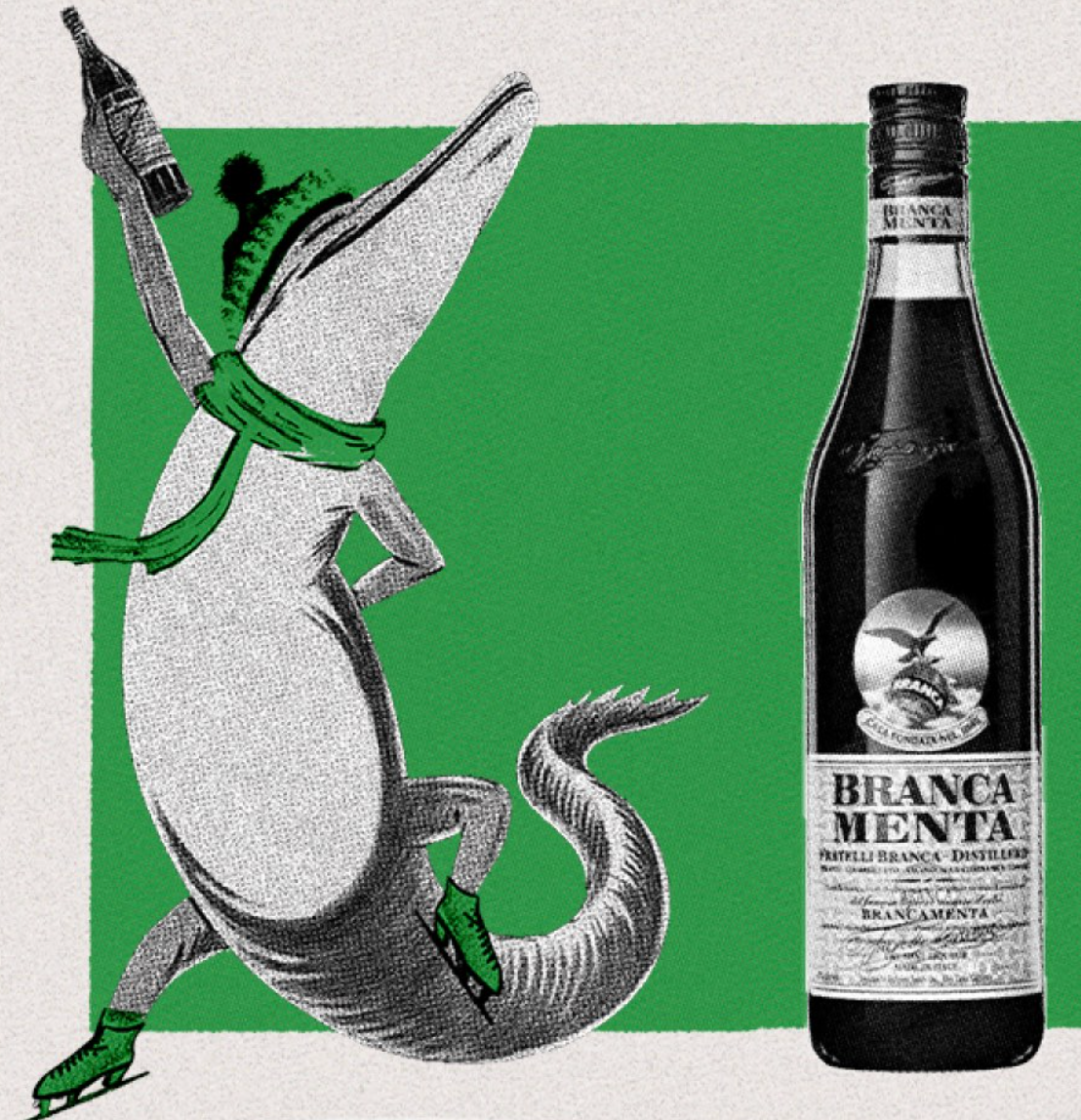 Fratelli Branca Distillerie "Branca Mentha" Mint Liqueur Milan