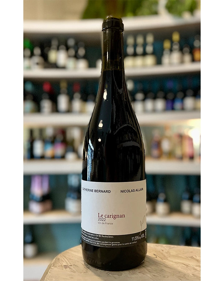 Catherine Bernard & Nicolas Allain "Le Carignan" 2022 Carignan Vin de France