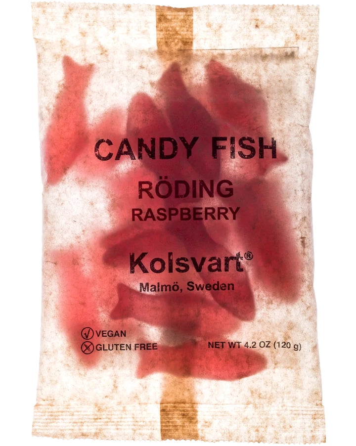 Kolsvart Raspberry Swedish Fish
