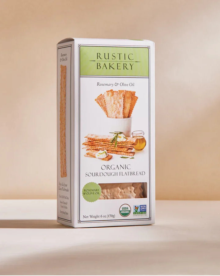 Rustic Bakery Rosemary & Olive Oil Organic Sourdough Flatbread