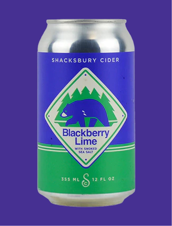 Shacksbury Cider Blackberry Lime Vermont