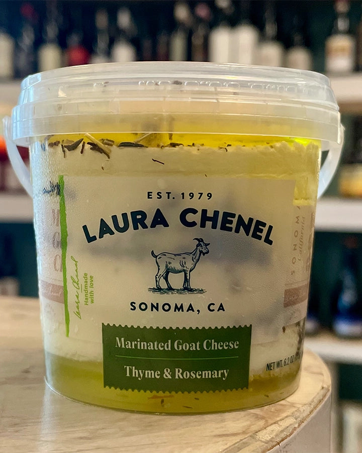 Laura Chenel Marinated Chevre with Thyme & Rosemary