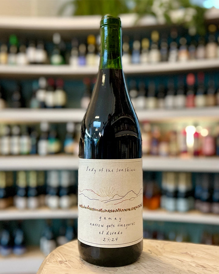 Lady of the Sunshine 'Narrow Gate Vineyards' 2024 Gamay El Dorado, Sierra Foothills