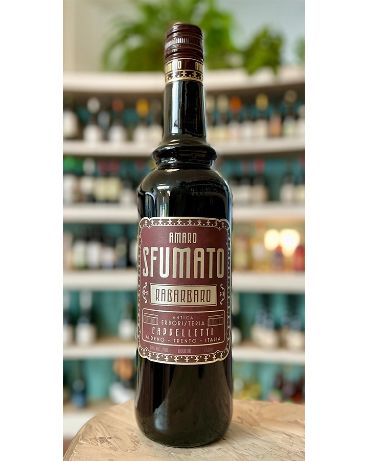 Cappelletti 'Sfumato Rabarbaro' Amaro Liqueur Trento