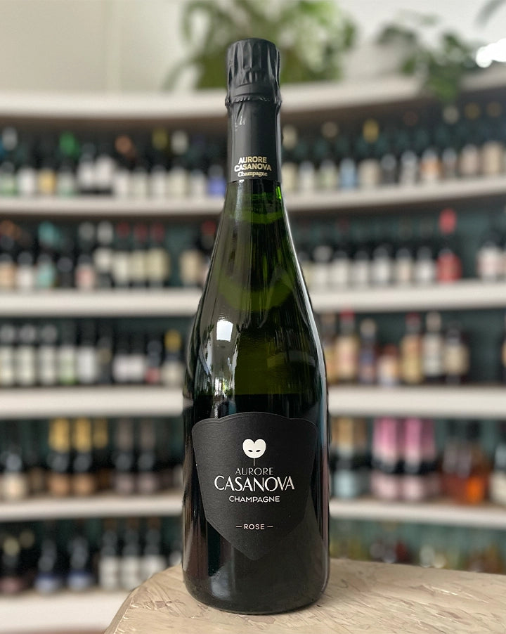 Champagne Aurore Casanova 'Cuvée Rose' NV Extra Brut Rosé Montagne de Reims