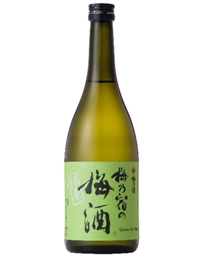 Umenoyado Brewery Green Tea Umeshu Green Tea-Plum Liqueur Nara Prefecture