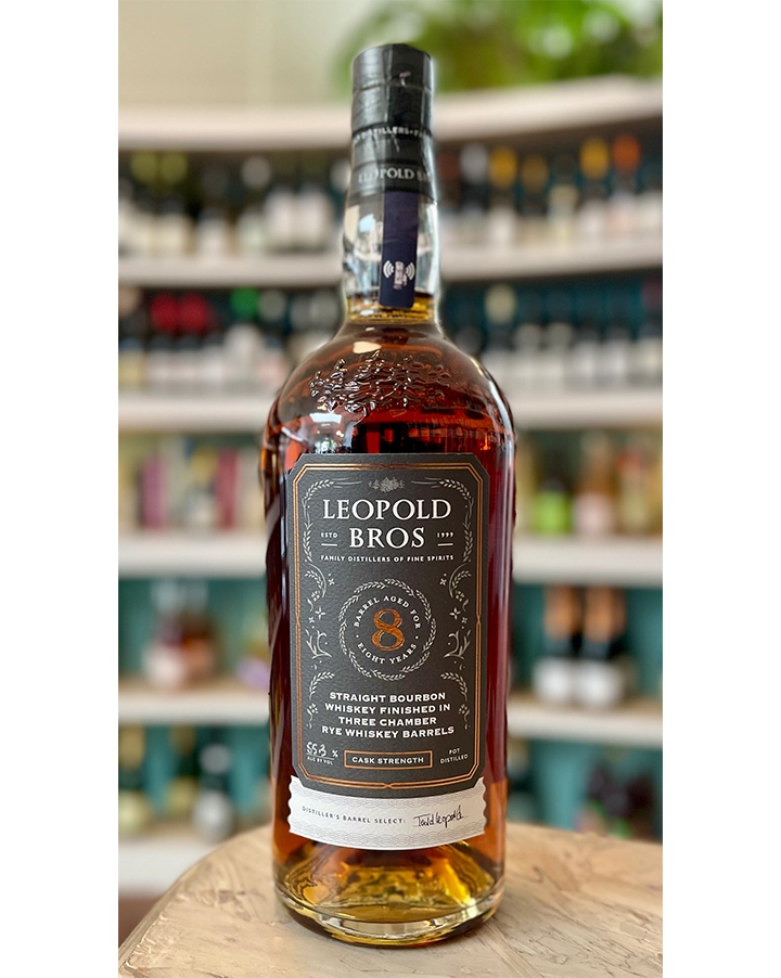 Leopold Bros. "Cask Strength" 8 Year Straight Bourbon Whiskey
