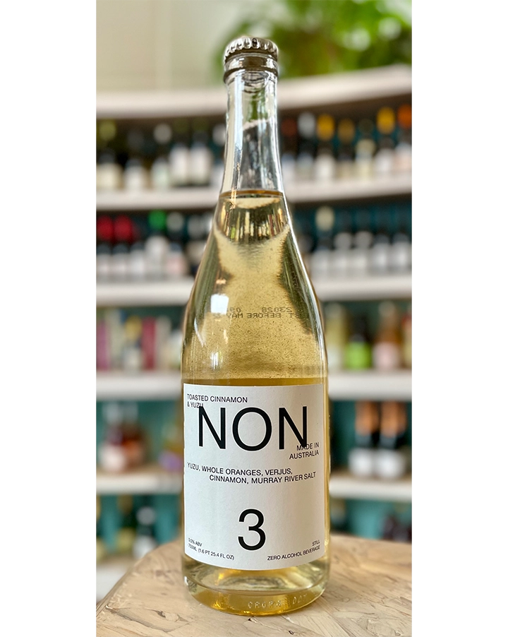 NON "3" Toasted Cinnamon & Yuzu Zero Alcohol Wine Alternative