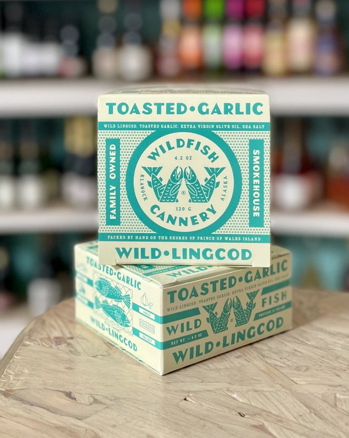 Wildfish Cannery Wild Lingcod with Toasted Garlic & Olive Oil Klawock, Alaska