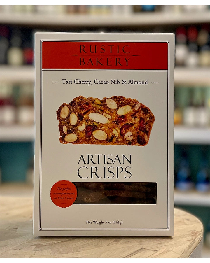 Rustic Bakery Tart Cherry, Cacao Nib, & Almond Organic Artisan Crisps