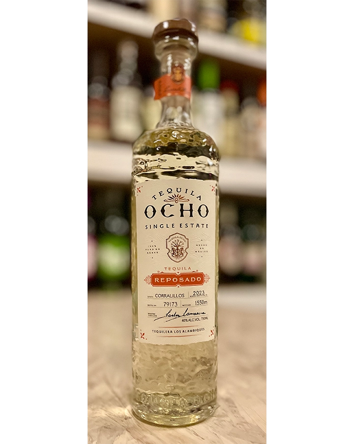 Tequila Ocho "Tierras Negras" 2024 Single Estate Reposado Jalisco