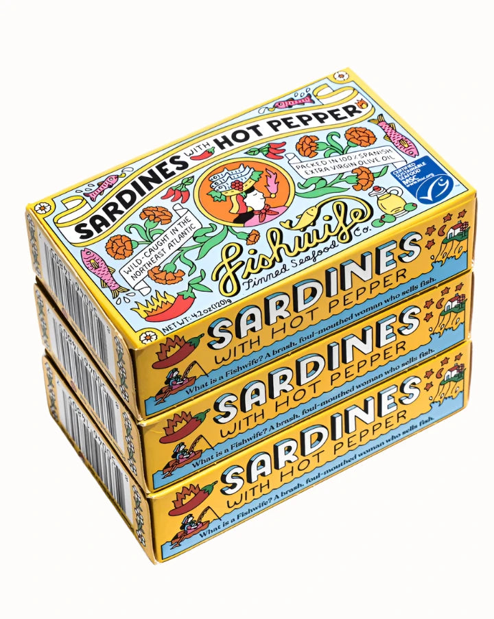 Fishwife Sardines with Hot Pepper