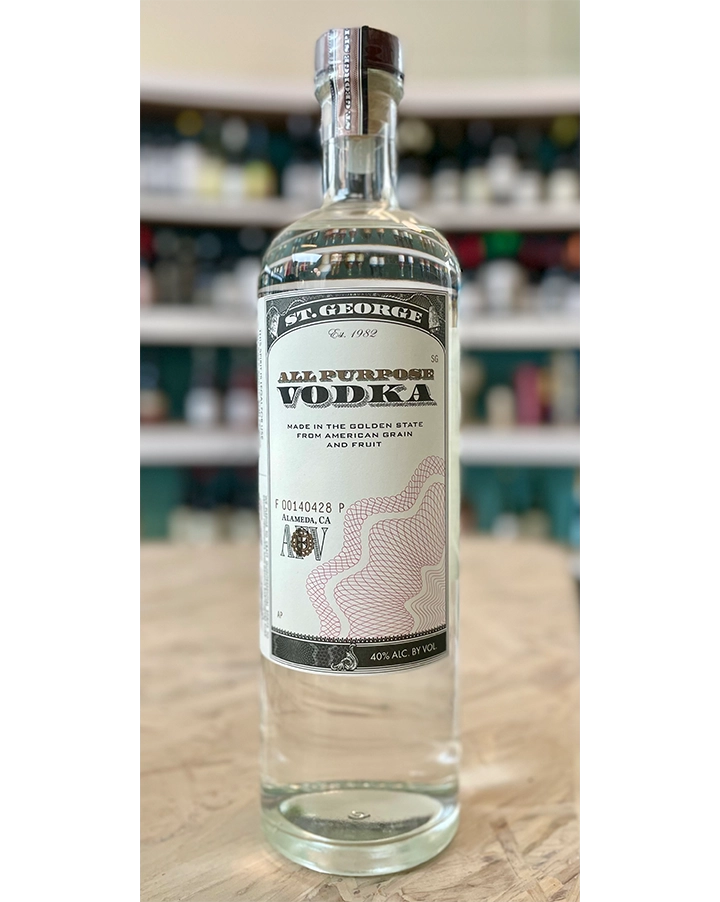 St. George Spirits 'APV' All Purpose Vodka – SLAKE San Francisco