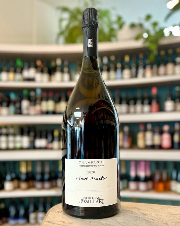 Champagne Nicolas Maillart 'Mont Martin' 2020 Extra Brut Blanc de Noir 1er Cru Villers-Allerand, Montagne de Reims MAGNUM