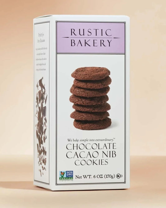 Rustic Bakery  Chocolate Cacao Nib Cookies  Sonoma Co.