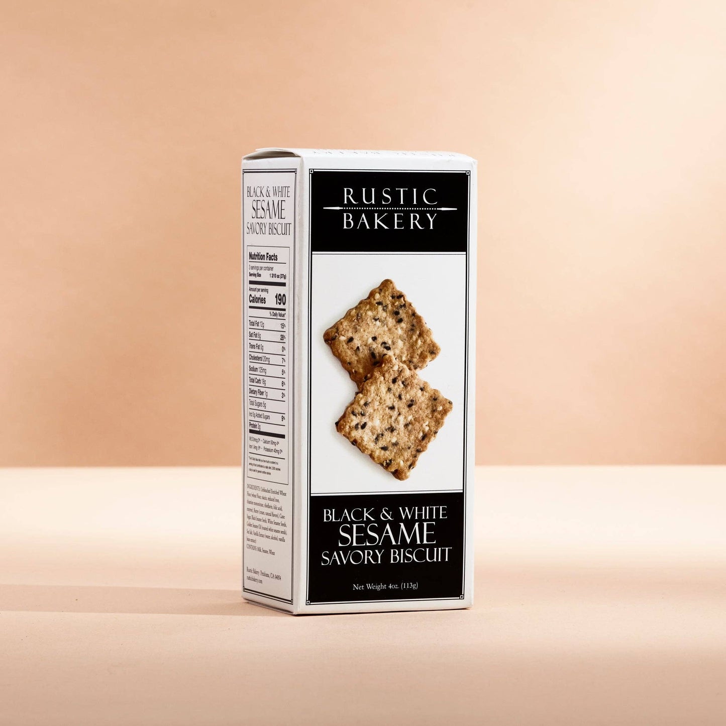 Rustic Bakery  Black & White Sesame  Savory Biscuit