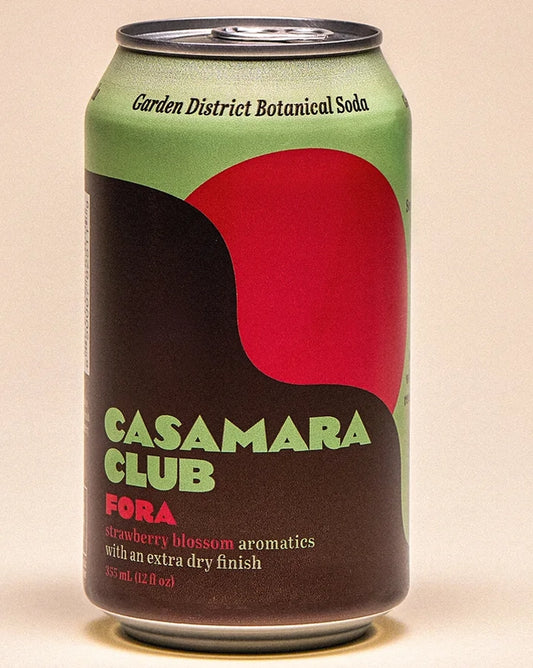 Casamara Club  'Fora'  Garden District Botanical Soda — Strawberry Blossom