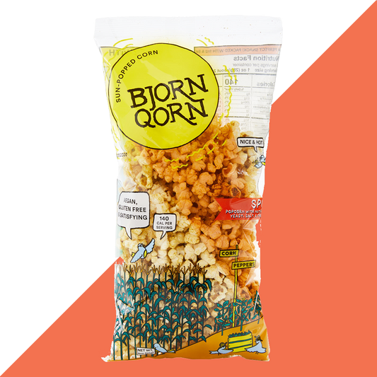 Bjorn Qorn  "Spicy"  Popcorn