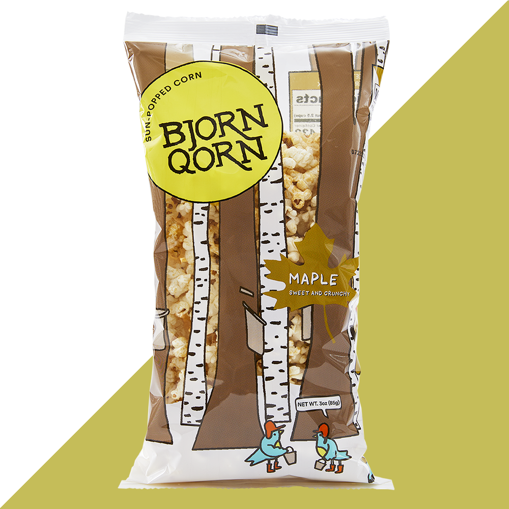 Bjorn Qorn  "Maple"  Popcorn