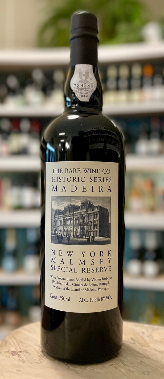 The Rare Wine Co. & Vinhos Barbeito  "New York"  Malmsey  Special Reserve  Madeira