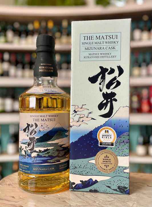 The Matsui  "Mizunara Cask"  Kuryoshi Distillery  Tottori Prefecture