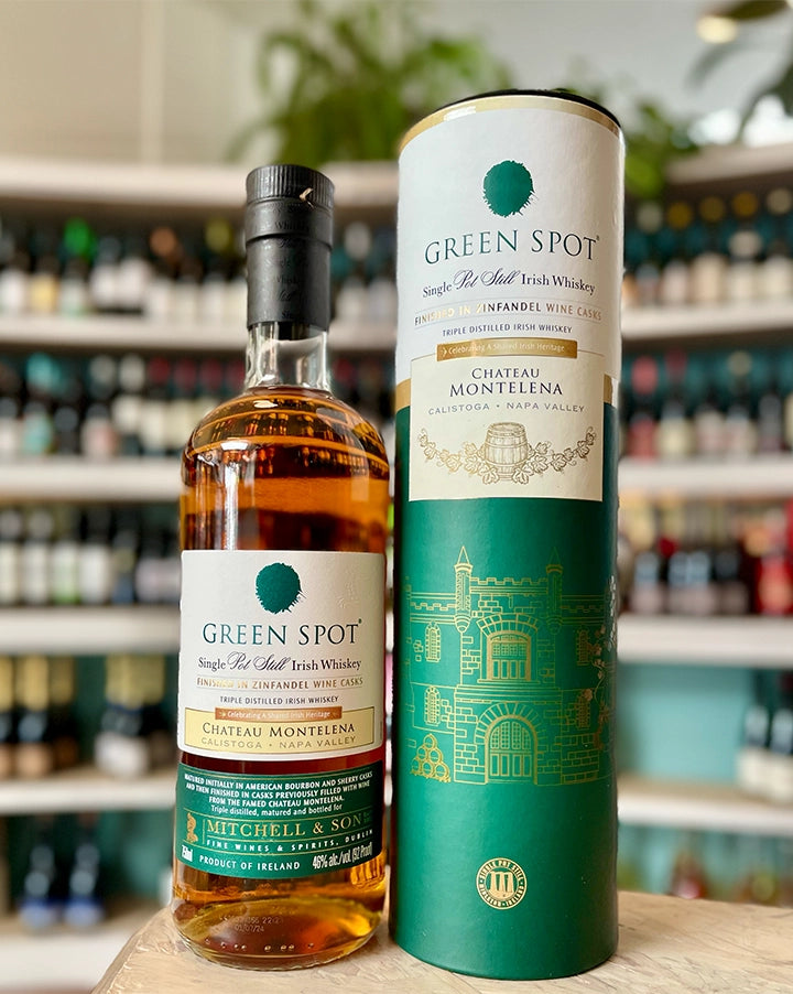Midleton Distillery  'Green Spot'  Single Pot Still Irish Whiskey Finished in Chateau Montelena Zinfandel Casks  County Cork