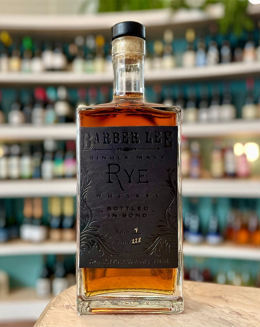 Barber Lee  Bottled in Bond Reserve Rye Whiskey  Petaluma, California