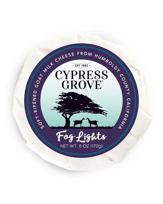 Cypress Grove  "Humboldt Fog - Fog Lights"  Soft Ripened Ash Rind Goat Cheese