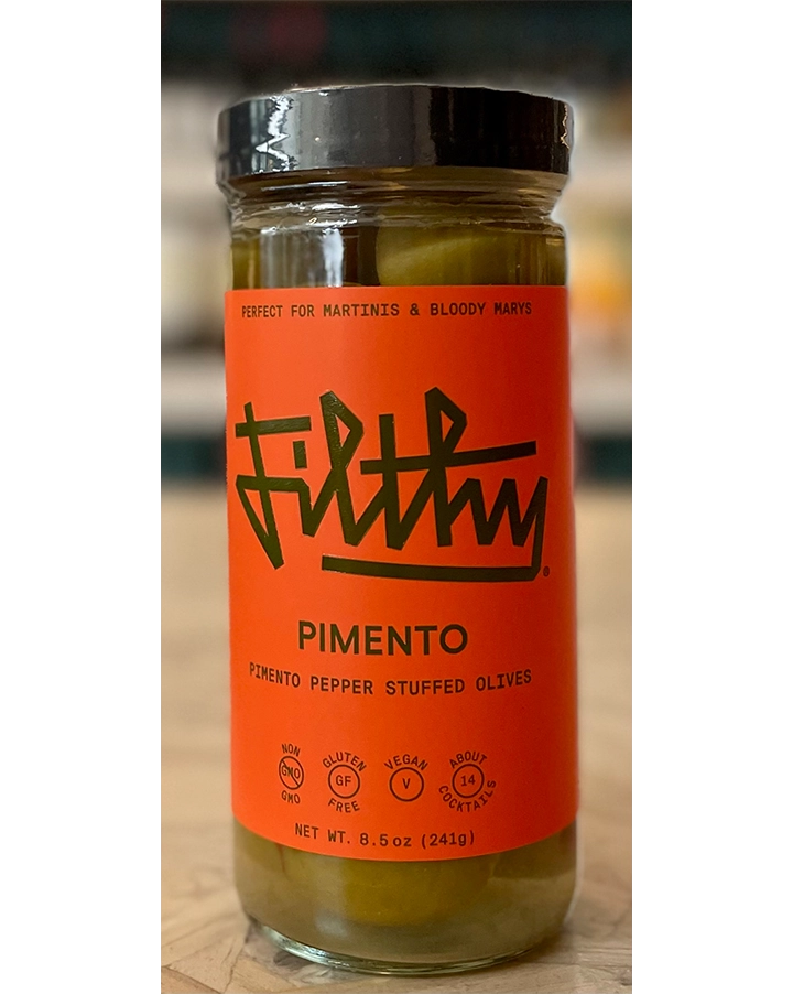 Filthy  "Pimento"  Pepper Stuffed Olives