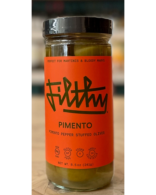 Filthy  "Pimento"  Pepper Stuffed Olives