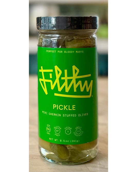 Filthy  "Pickle"  Mini Gherkin Stuffed Olives