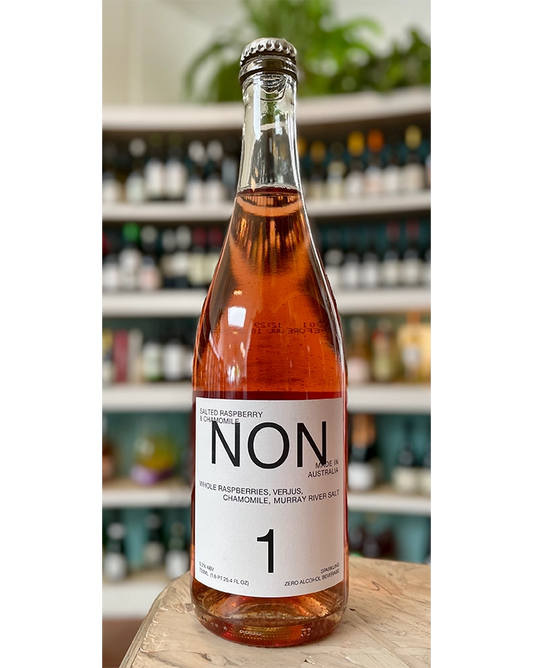 NON  "1"  Salted Raspberry & Chamomile  Sparkling Zero Alcohol Wine Alternative