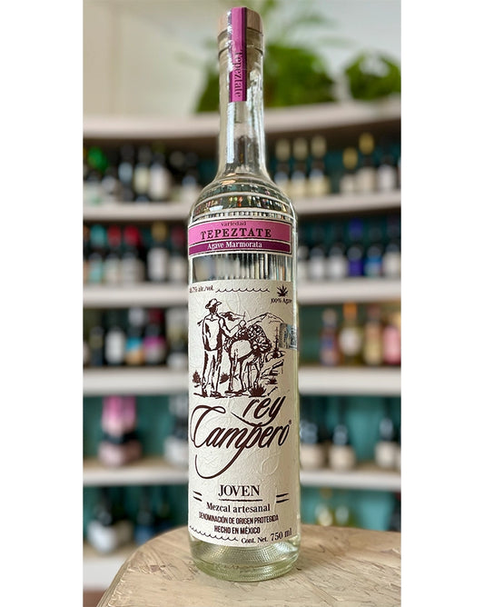 Rey Campero  Tepeztate Joven  Artisanal Mezcal  Oaxaca