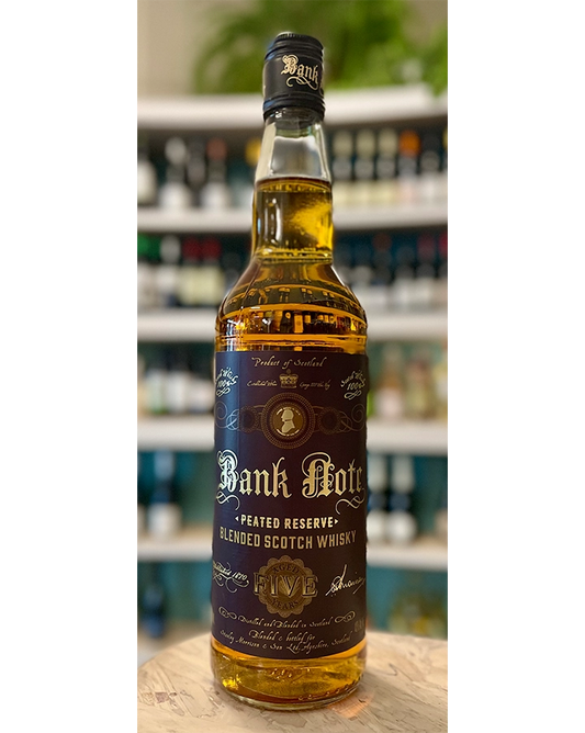 Bank Note  "Peated"  5 Year  Blended Scotch Whisky