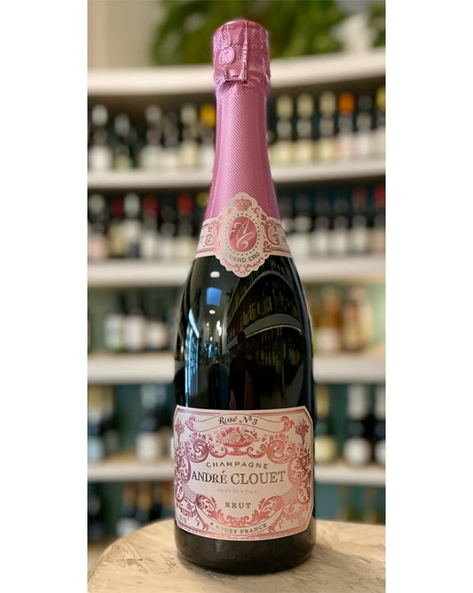 André Clouet  "No. 3"  Brut Rosé de Noir  Montagne de Reims  Champagne