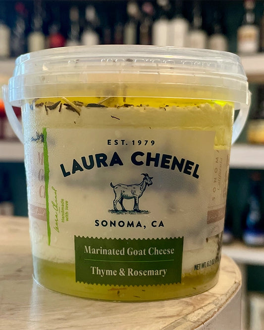 Laura Chenel  Marinated Chevre with Thyme & Rosemary