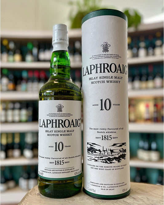 Laphroaig  10 Year  Single Malt Scotch Whisky  Islay