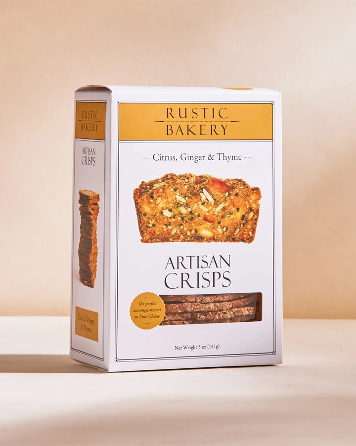 Rustic Bakery  Citrus, Ginger, & Thyme  Organic Artisan Crisps