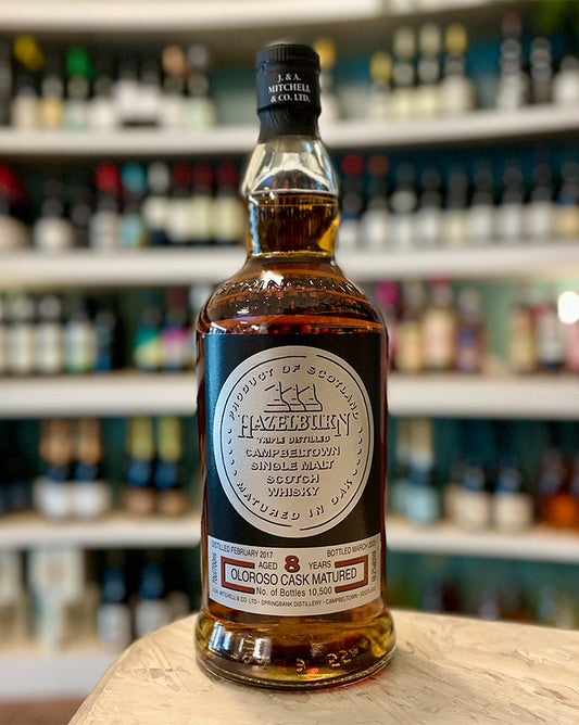 Springbank  'Hazelburn'  Aged 8 Years Olorosso Wood Aged Single Malt Scotch Whisky  Campbeltown