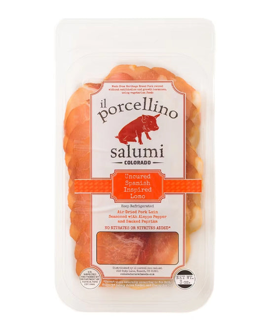 Il Porcellino Salumi  Uncured Spanish-Inspired Lomo  Colorado