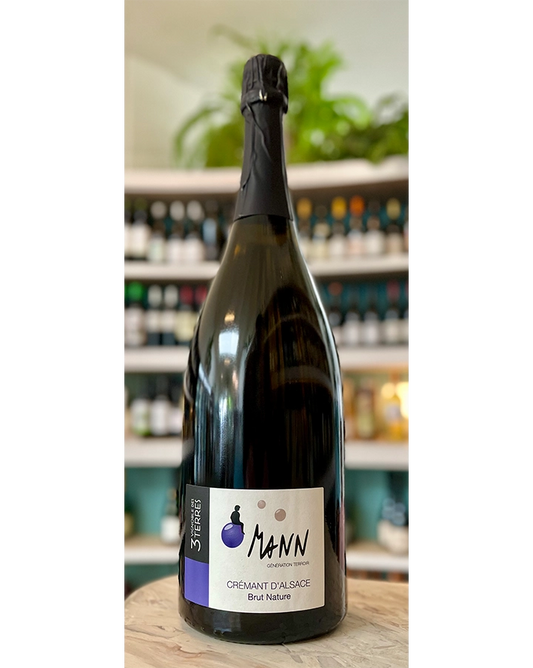 Domaine Mann "Vignoble des 3 Terres"  2015  Brut Nature  Crémant d’Alsace  MAGNUM