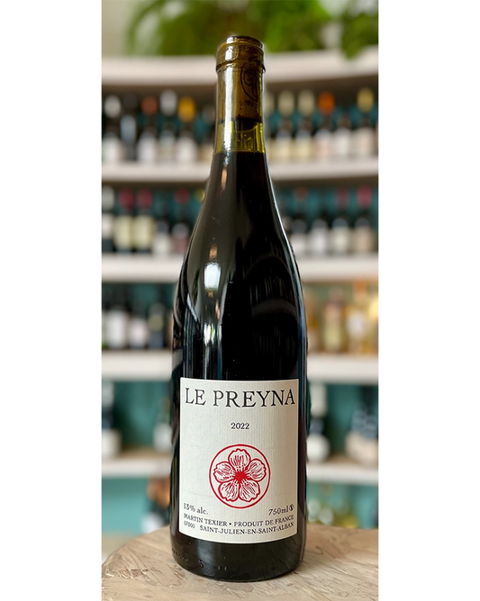 Martin Texier "Le Preyna"  2022  Rouge  Saint-Julien-en-Saint-Alban