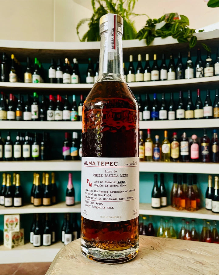Alma Tepec  Licor de Chile Pasilla Mixe  Oaxaca, Mexico