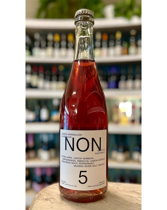 NON  "5"  Lemon Marmalade & Hibiscus  Sparkling Zero Alcohol Wine Alternative